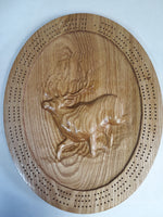 Elk 3D Cribbage board