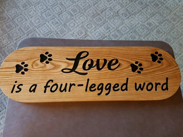 Love is a 4-Legged Word Sign