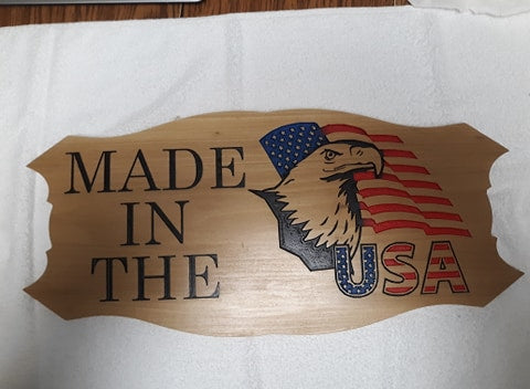 Made In The USA Sign