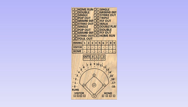 BASEBALL DICE GAME