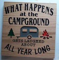 What happens at the Campground Sign